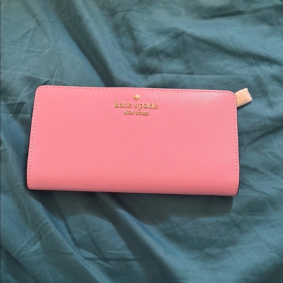 kate spade Handbags - Kate Spade Pink Leather Wallet